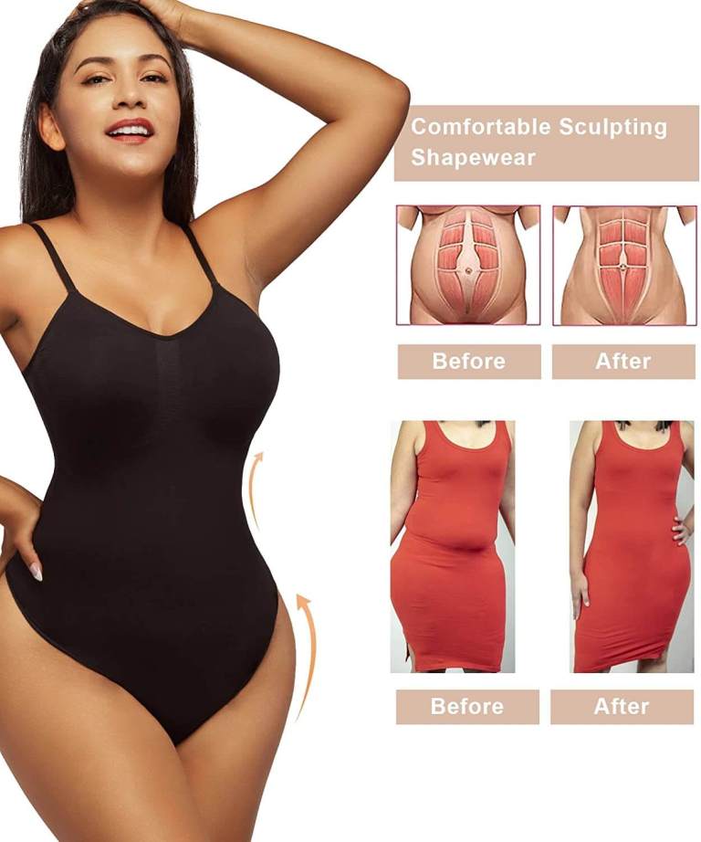 Women Tummy Control Shapewear Seamless Sculpting Thong Body Shaper